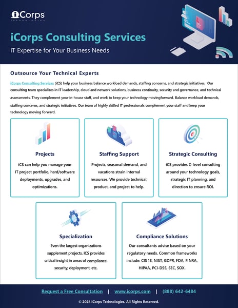 iCorps Consulting Services Datasheet (2024)