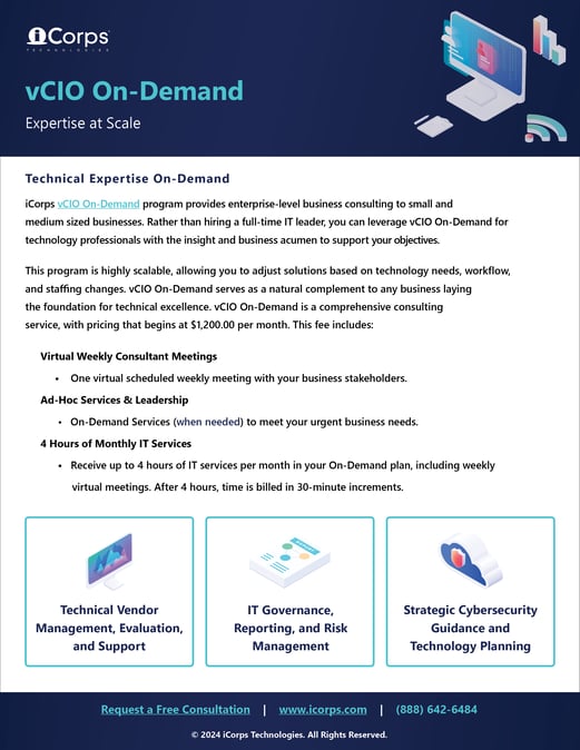 iCorps vCIO On-Demand Datasheet V2 (2024)