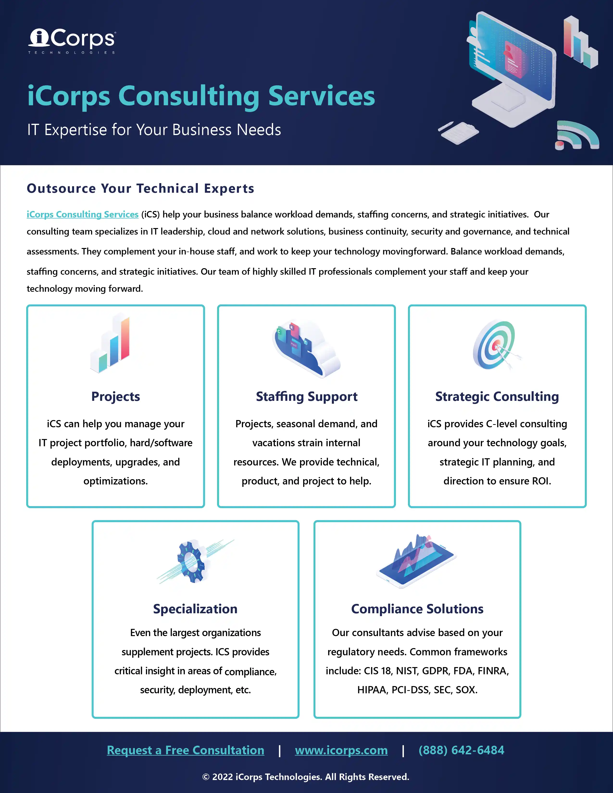 iCorps Consulting Services Datasheet (2022
